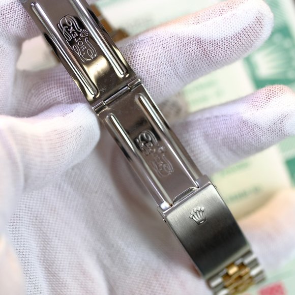 Rolex Men's Datejust 2tone 36mm Factory Blue Dial - Picture 10 of 10